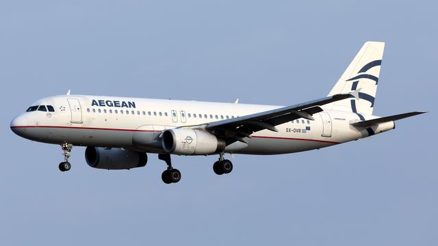 SX-DVR:Airbus A320-200:Aegean Airlines